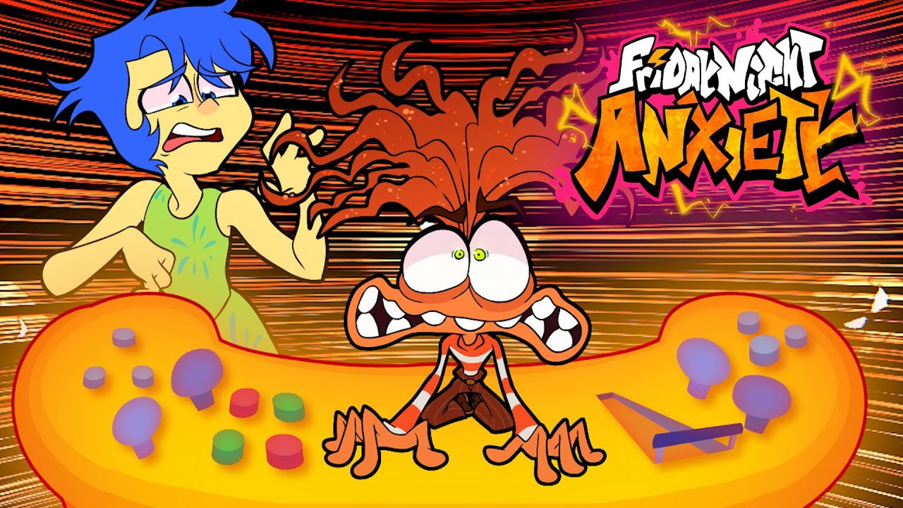 플레이어도 같이 불안해지는 고퀄 모드!!! [ FNF Inside Out 2 Anxiety mod ]