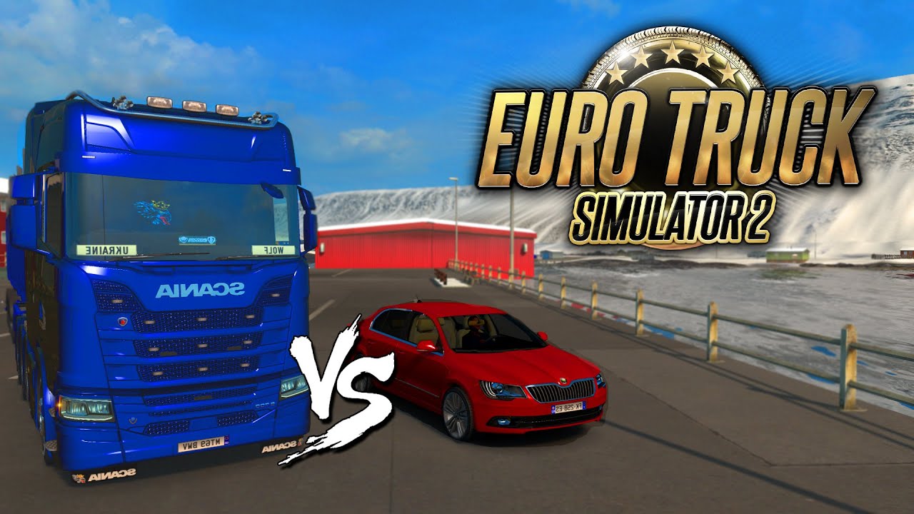 Грузовик против Легковушки #4 🚚 ETS 2 Multiplayer [ProMods Исландия и АД]