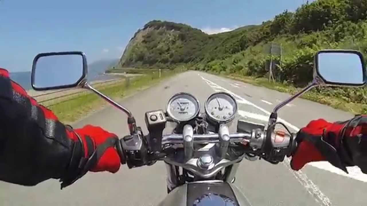 竜飛(龍飛崎)ツーリング　森田から竜飛まで  GB250