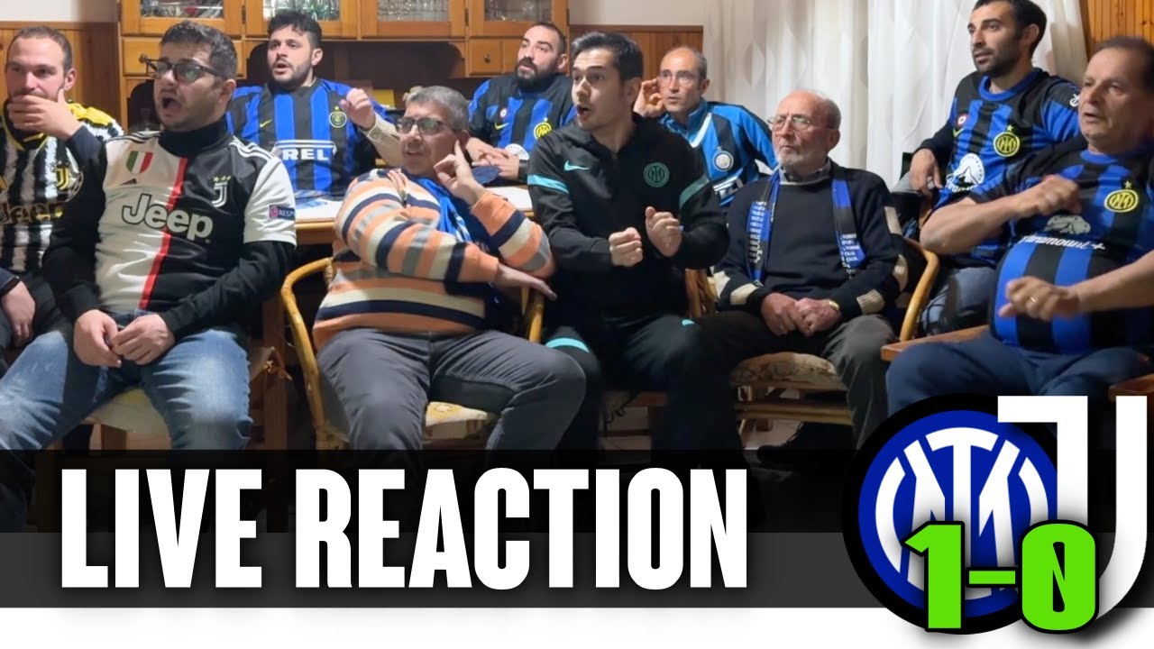 Boato assordante al vantaggio nerazzurro 😱 Live reaction Inter-Juventus 1-0