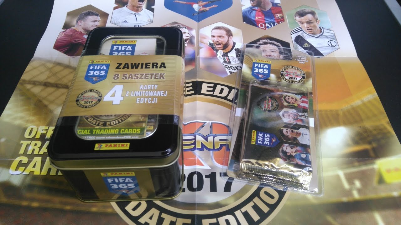 UNBOXING DUŻA PUSZKA I BLISTER FIFA 365 2017 UPDATE EDITION