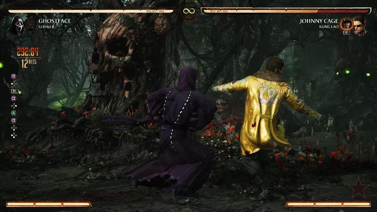 Ghostface combo 39 hits.