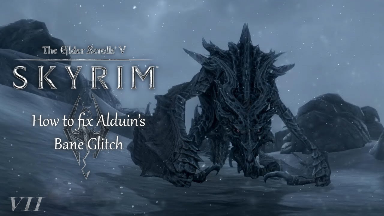 Elder Scrolls V: Skyrim - Fixing the Alduin's Bane Glitch.