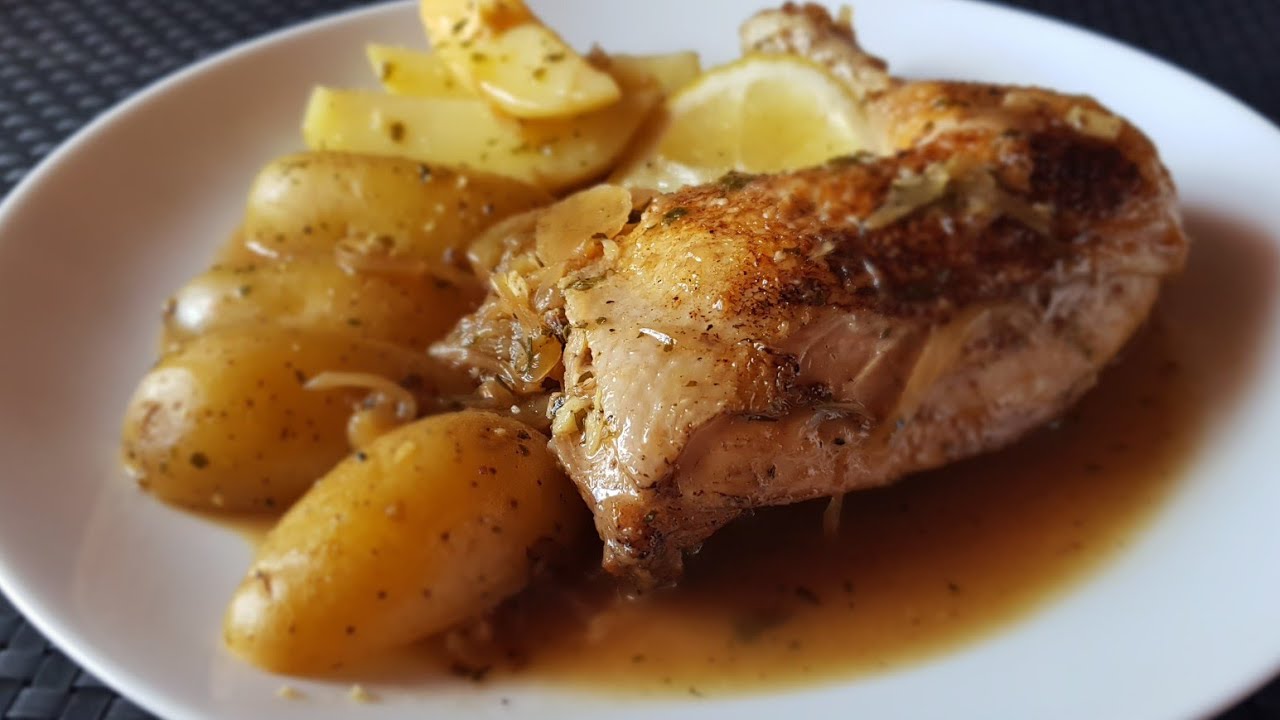 Pollo asado en olla rápida