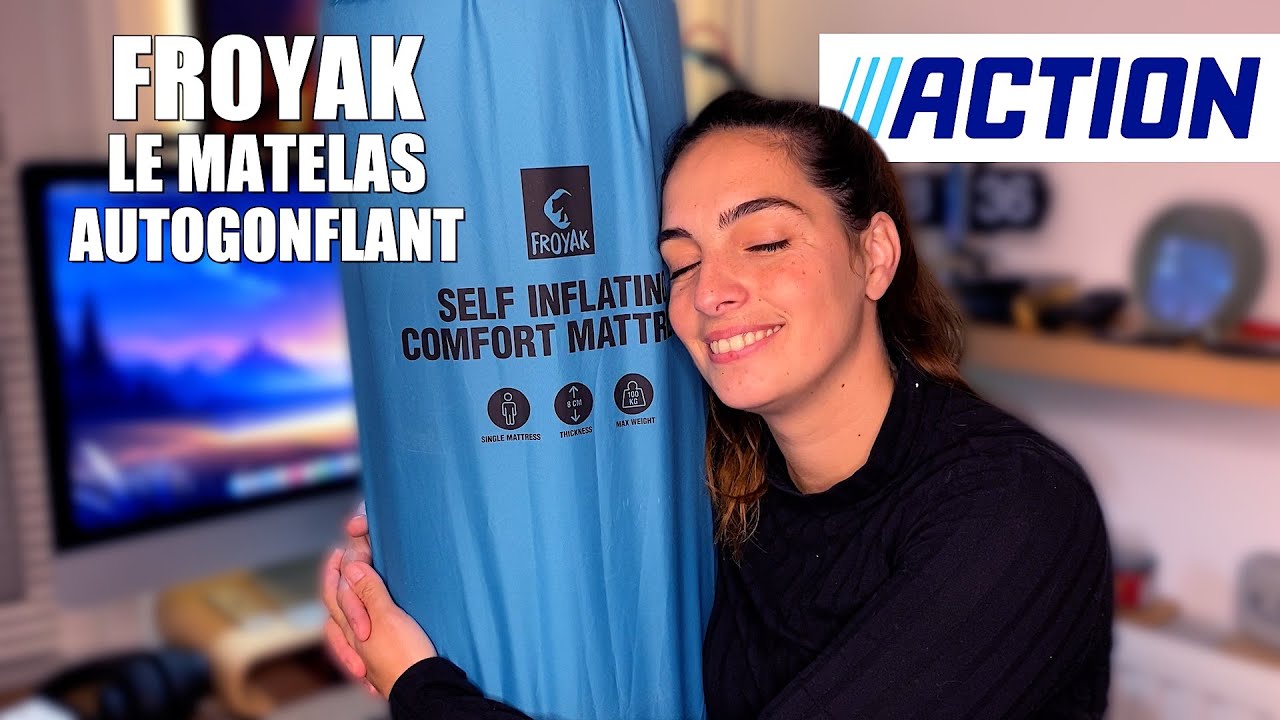 FROYAK le matelas autogonflant de chez ACTION le matelas de camping