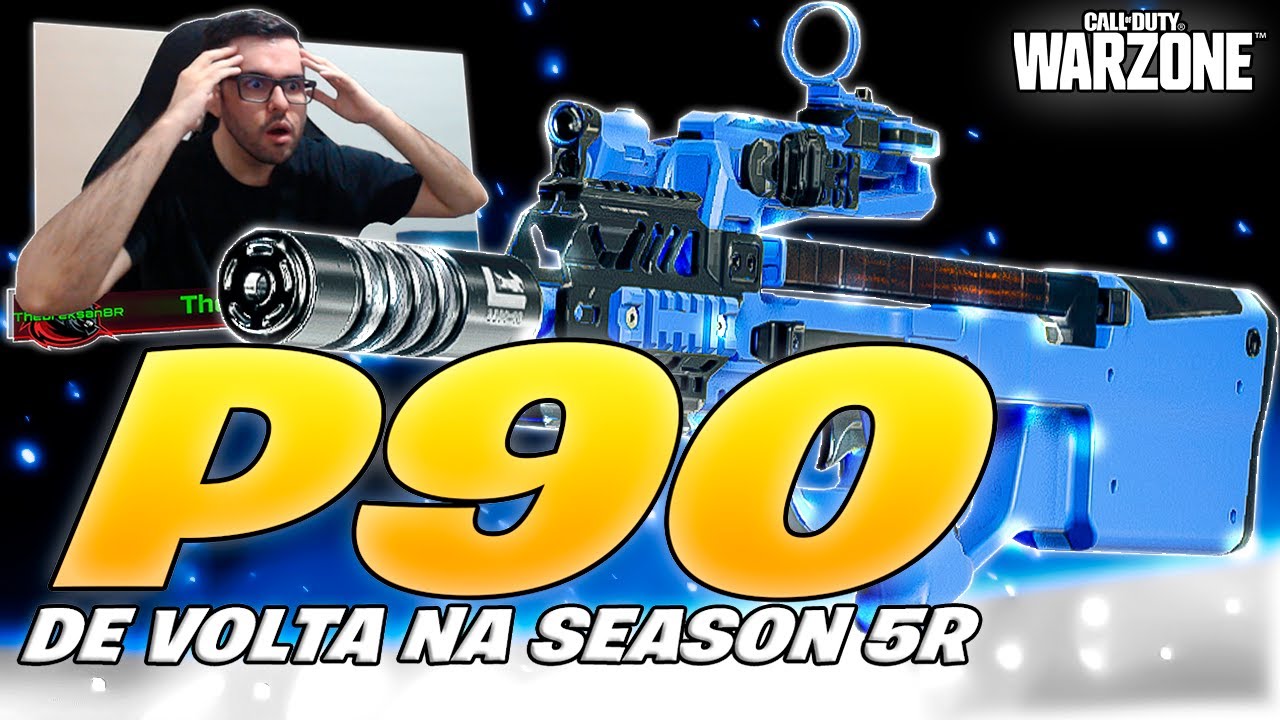 A VOLTA da 💯LENDÁRIA P90💯 na SEASON 5R do WARZONE!! | CLASSE PDSW 528 WARZONE