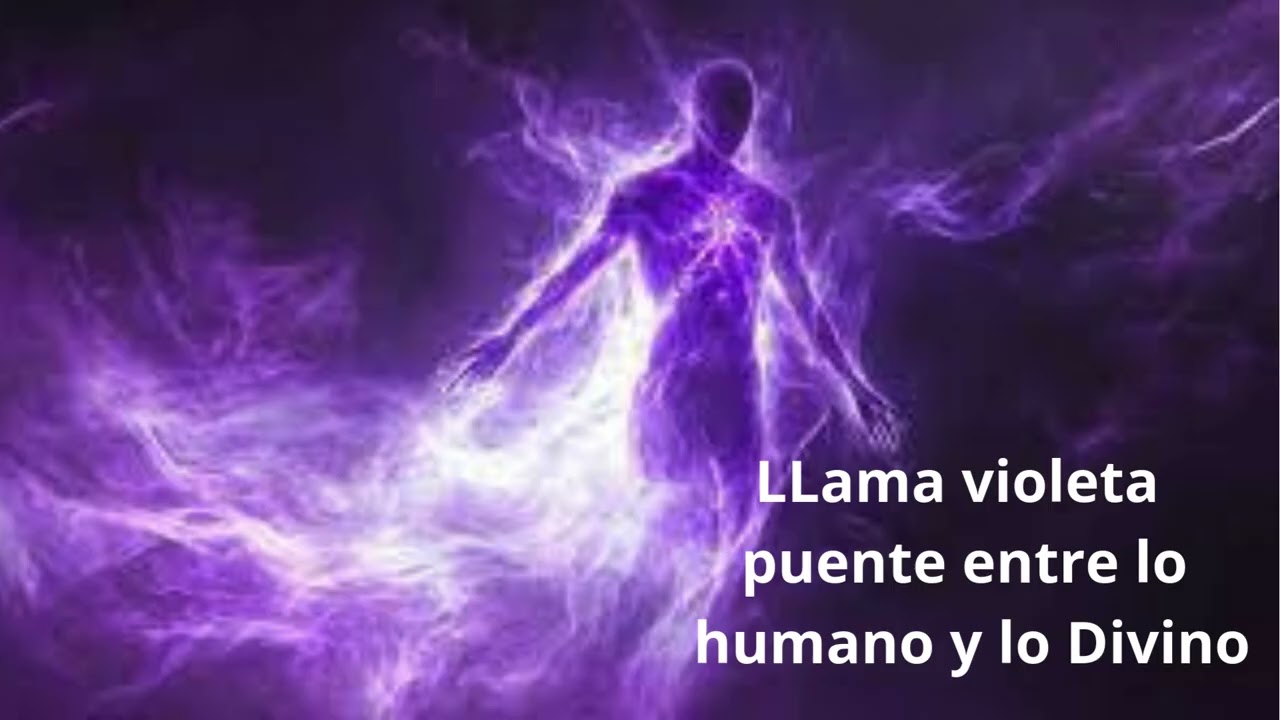 Saint Germain y la  LLama violeta puente entre lo humano y lo Divino