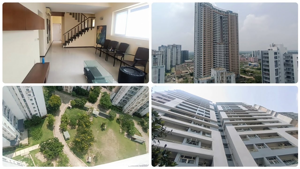 Newtown Top Society Duplex Flat Video 👌🏡 (4000 SQFT 4BHK Flat  video in Newtown Uniworld City 🏙️)