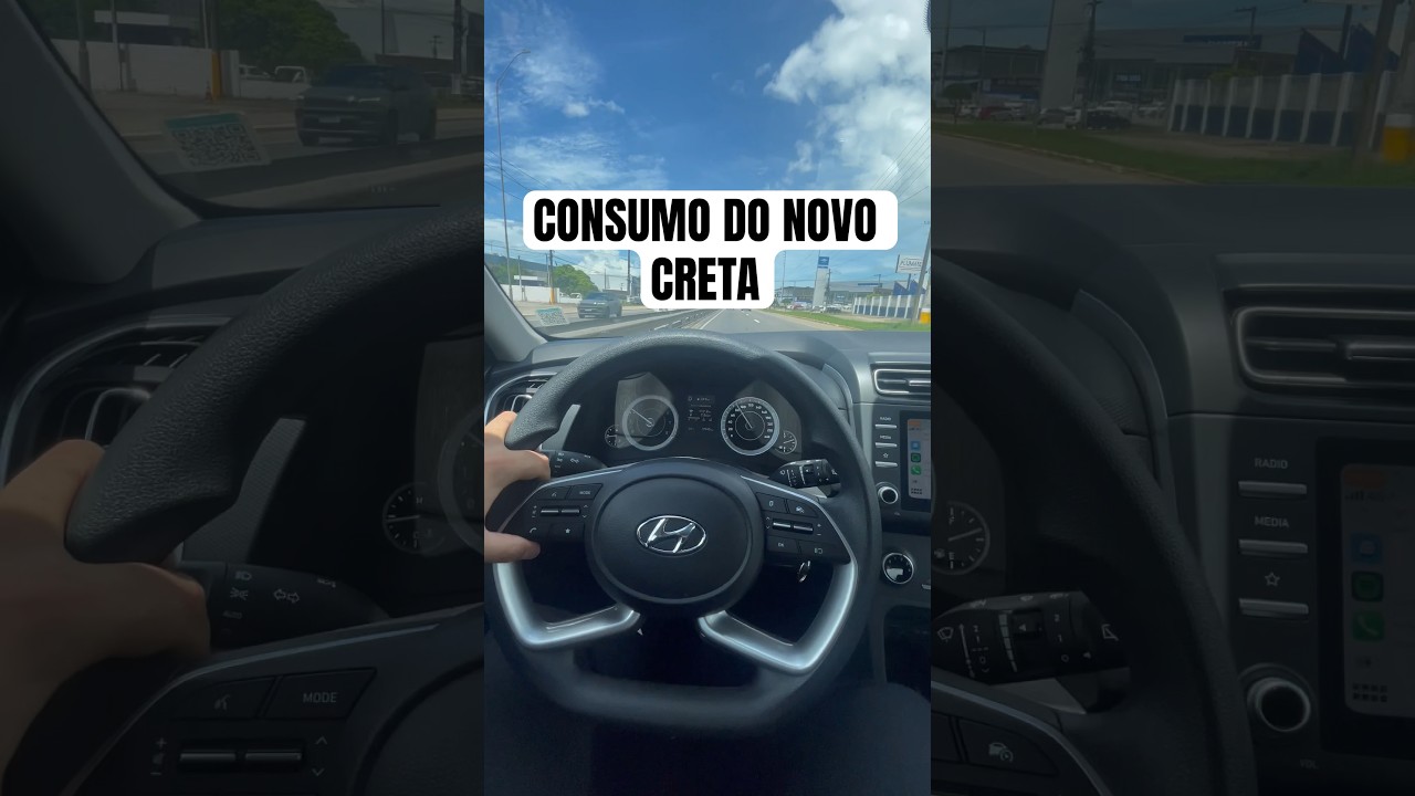CONSUMO CRETA COMFORT 😳 #consumocreta #consumonovocreta #cretaturbo