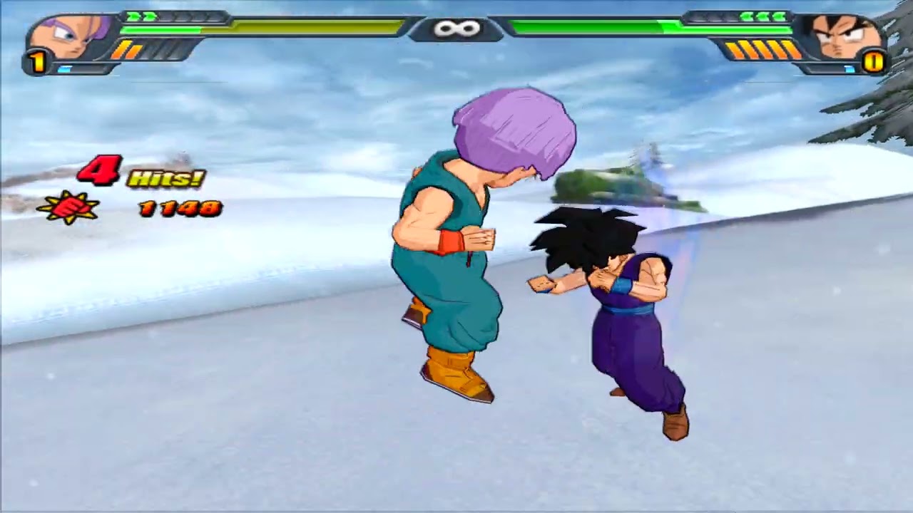 Kid Trunks vs Teen Gohan - Dragon Ball Z Budokai Tenkaichi 3
