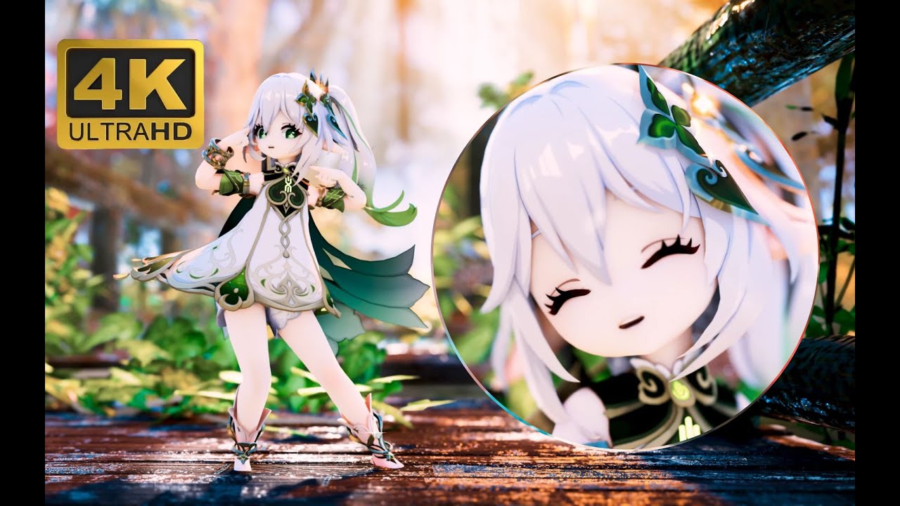【Genshin Impact MMD／4K／60FPS】Nahida【还是你的笑容最可爱】