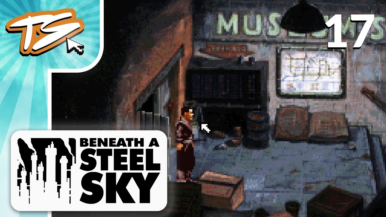 TRYING TO FIND THE SUBWAY! | Beneath A Steel Sky (BLIND) #17