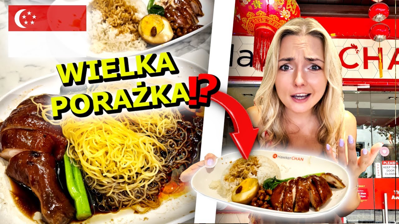 NAJTAŃSZA na ŚWIECIE restauracja z gwiazdką MICHELIN! w Singapurze! | Smaki Azji Vlog. 17