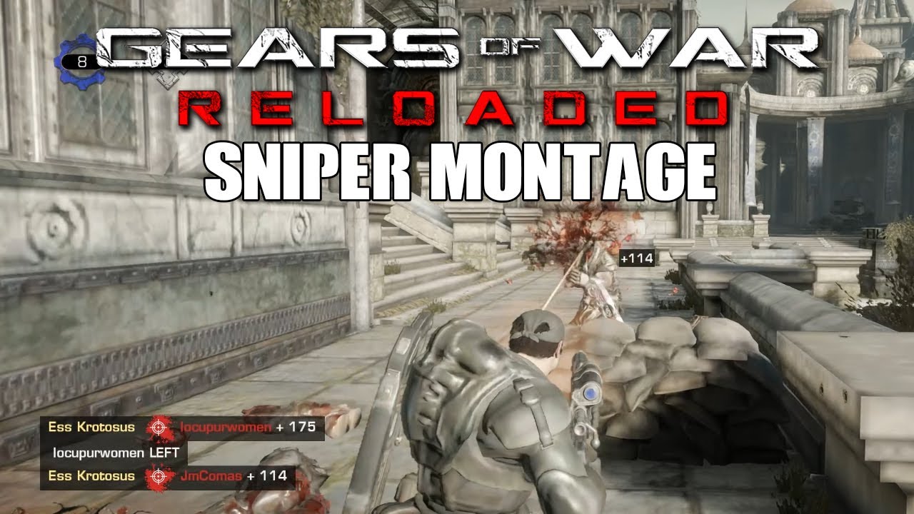 Krotosus - FIRST Gears of War Reloaded SNIPER MONTAGE