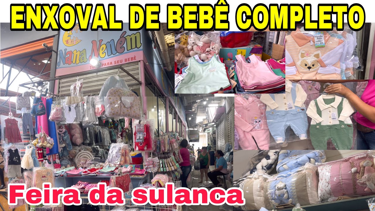 ENXOVAL DE BEBÊ COMPLETO NA FEIRA DA SULANCA DE CARUARU PE