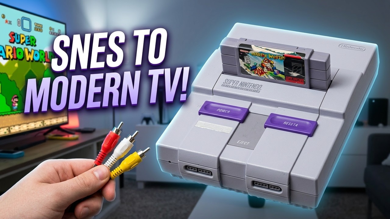Easy Set-up Guide for SNES to Modern TV