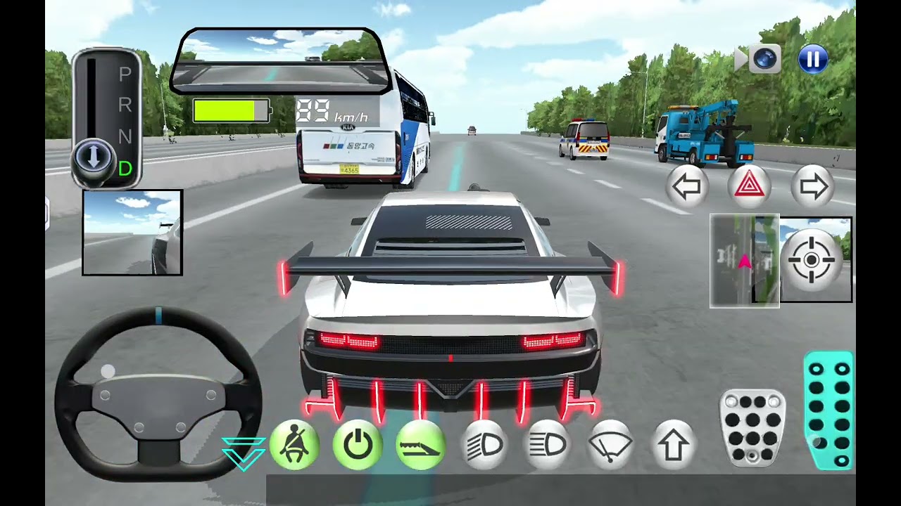 New White Lamborgni For Parking - 3d Driving Class android game play || Car Game #gameplay #cargame