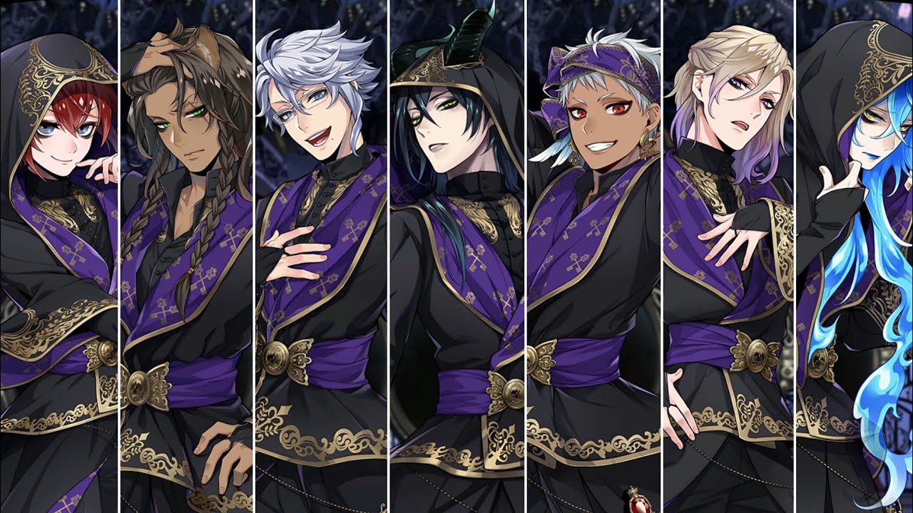 Twisted Wonderland characters saying 