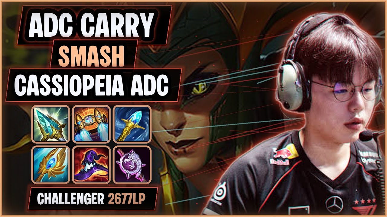 Smash Cassiopeia ADC | KR SoloQ