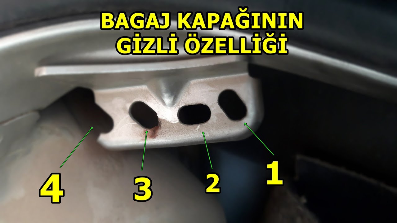 BAGAJ KAPAĞI HAKKINDA BİLİNMEYENLER (VAYBE DEDİRTEN CİNSTEN) OPEL ASTRA G