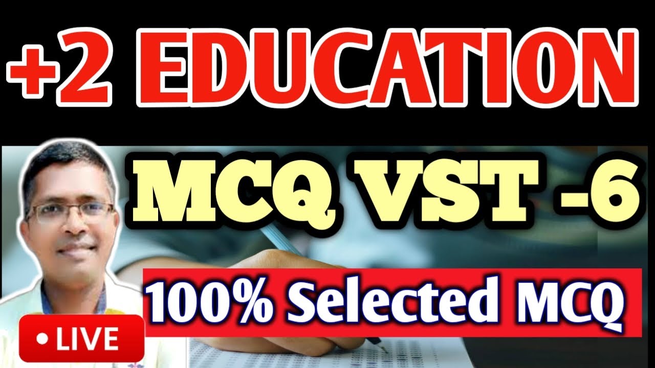 +2 Education mcq vst 6 | Education chse exam question paper 2025  #education #hksir #chseodisha