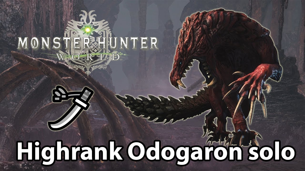 MHWorld | Highrank Odogaron solo (Long Sword) - 1'56