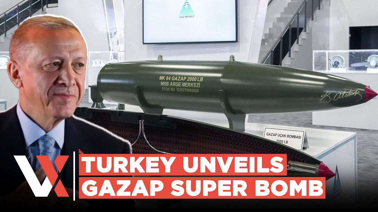 2000-фунтовые турецкие бомбы GAZAP и NEB-2 могут разрушать бункеры и вызывать оползни | VERTEX