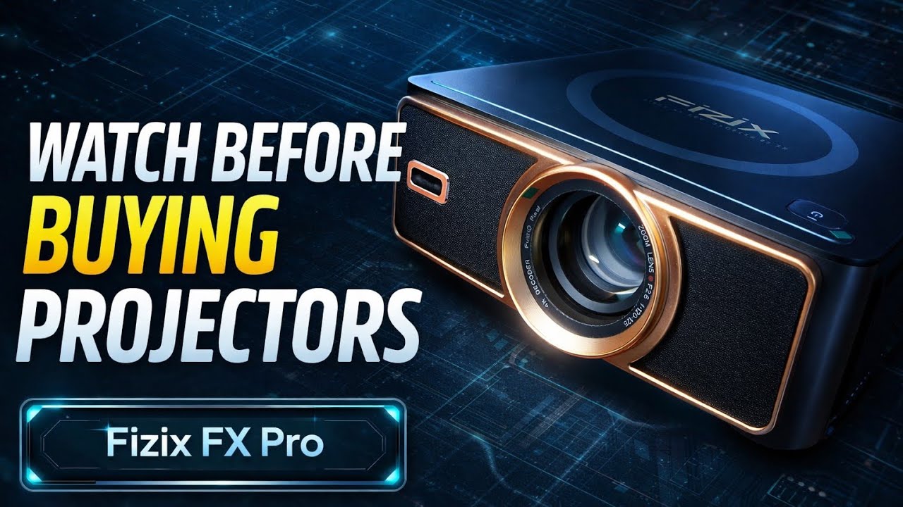 Fizix FX Pro Unboxing & Review | Best Budget Projector Under 20k ?  @FizixPro.24 