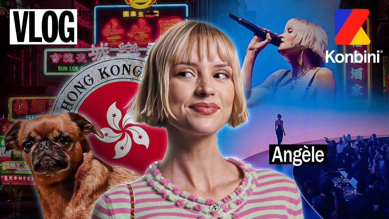 48H AVEC ANGÈLE AVANT SON CONCERT À HONG KONG