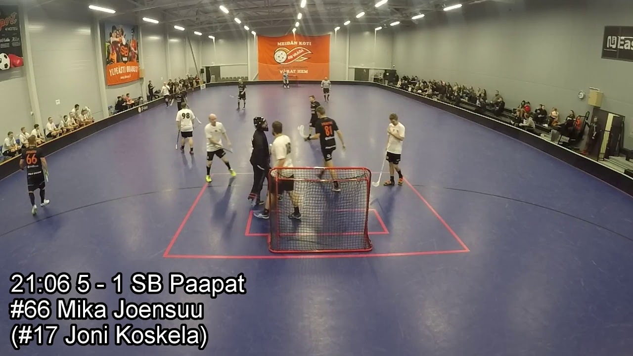 Salibandy II-divisioona SB Paapat vs TU 3.11.2019