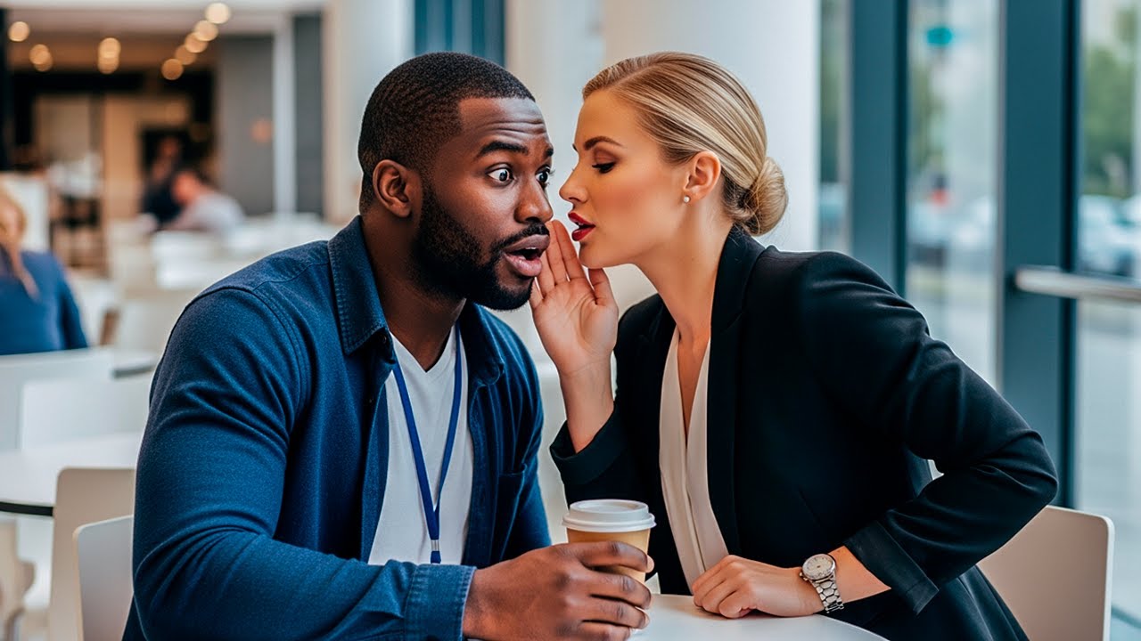 “Hey, can you pretend to be my husband… Just for one day?” The White CEO Whispered to the Black Man