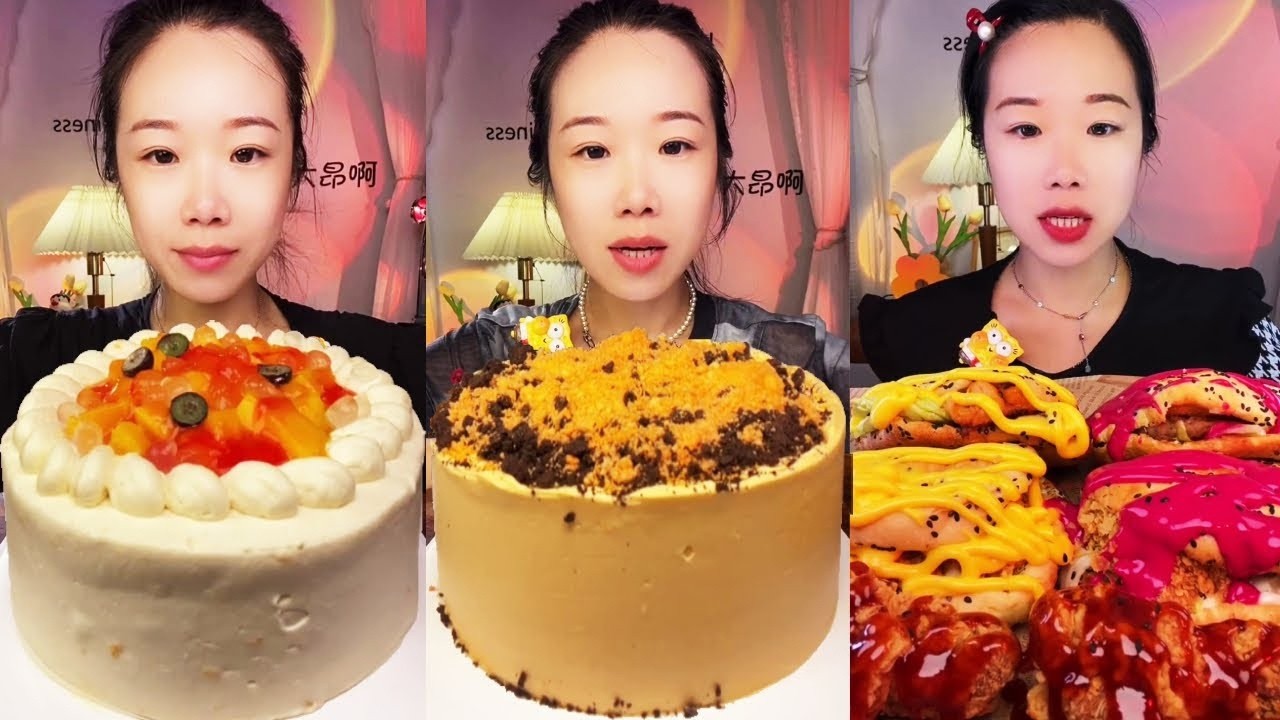 ASMR🍰Eat Yellow Cheesecake🍰 (soft and waxy sound) 크림 케ց 먹방 MUKBANG Satisfaction