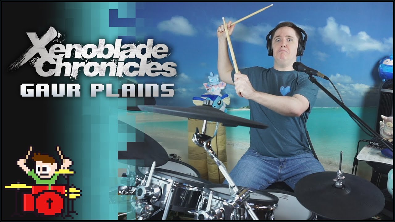 Xenoblade Chronicles - Gaur Plains On Drums!