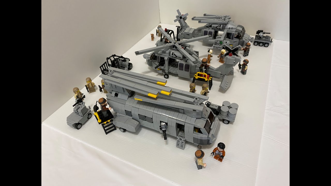 [レゴ ミリタリー Lego military] (CH-46 海騎士 Sea Knight) 