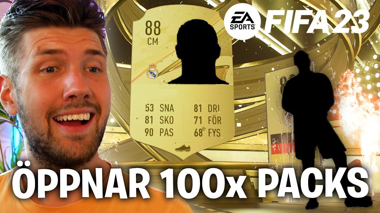 FIFA 23 - MIN F&Ouml;RSTA PACK OPENING N&Aring;GONSIN! &Ouml;PPNAR &Ouml;VER 100x PACKS!
