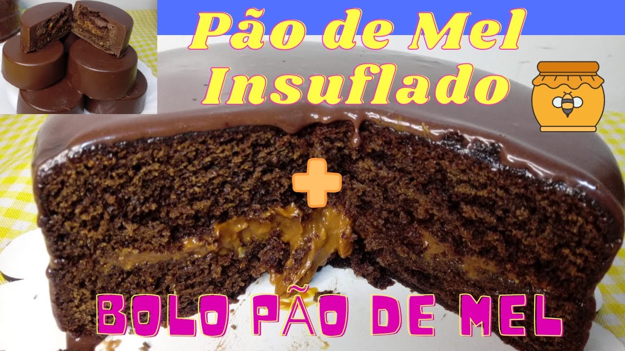 PÃO-DE-MEL-INSUFLADO+BOLO-PÃO-DE-MEL-FÁCIL/SURPREENDA-SE😋@Mão na massa com a Si #pãodemel