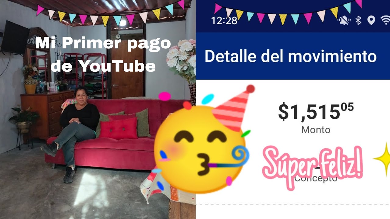 Me llegó mi Primer PAGO de YouTube 🥳🤑 Estoy muy emocionada 🥰