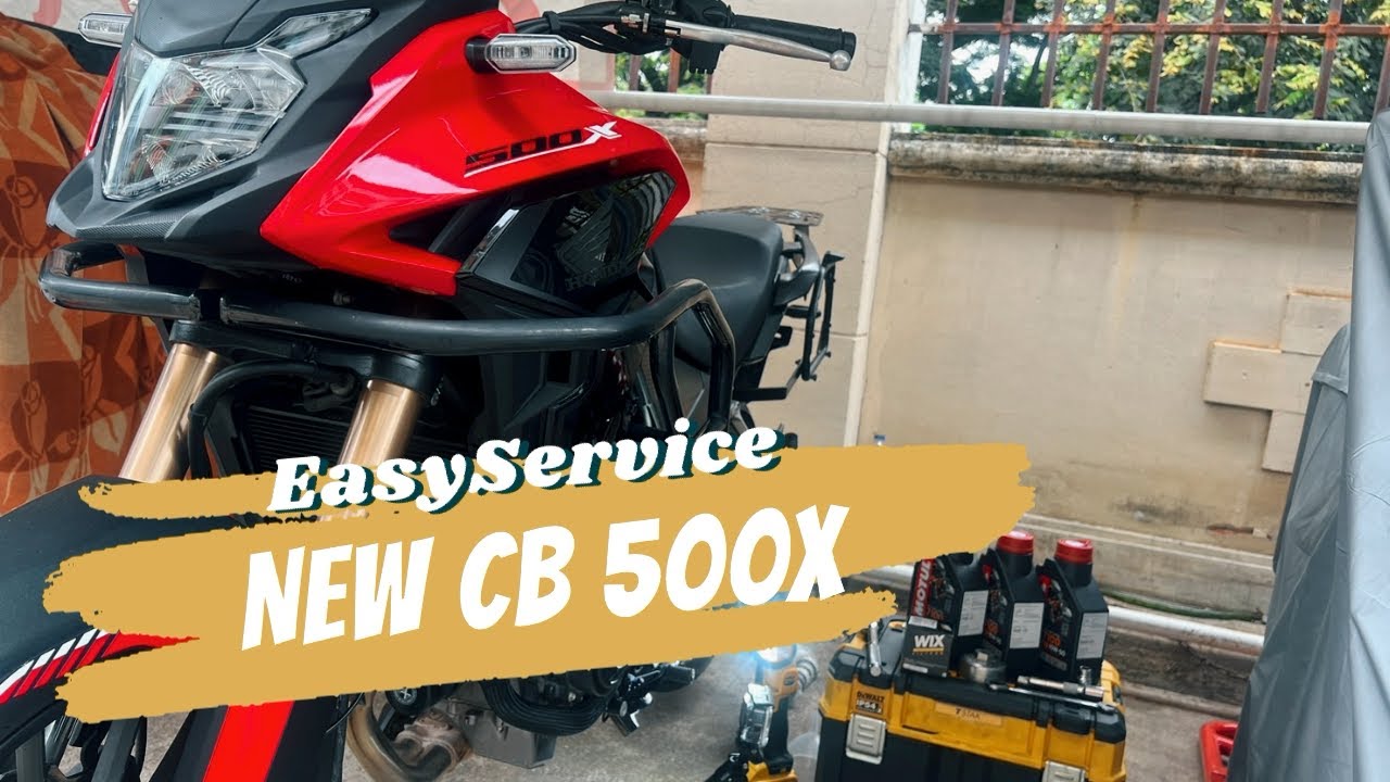 เปลี่ยนน้ำมันเครื่อง CB500X เปลี่ยนได้ง่ายๆ ด้วยตัวเรา