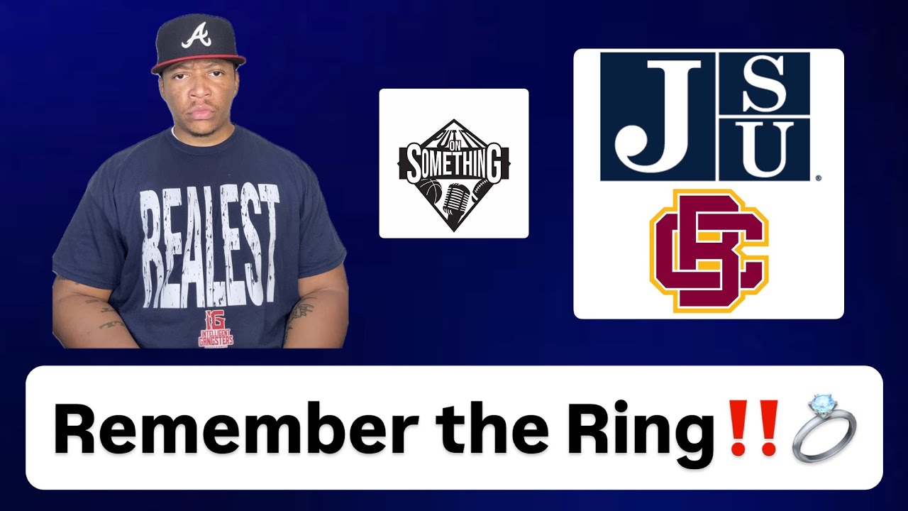 1$t произносит свою предматчевую речь перед матчем Jackson State против Bethune-Cookman