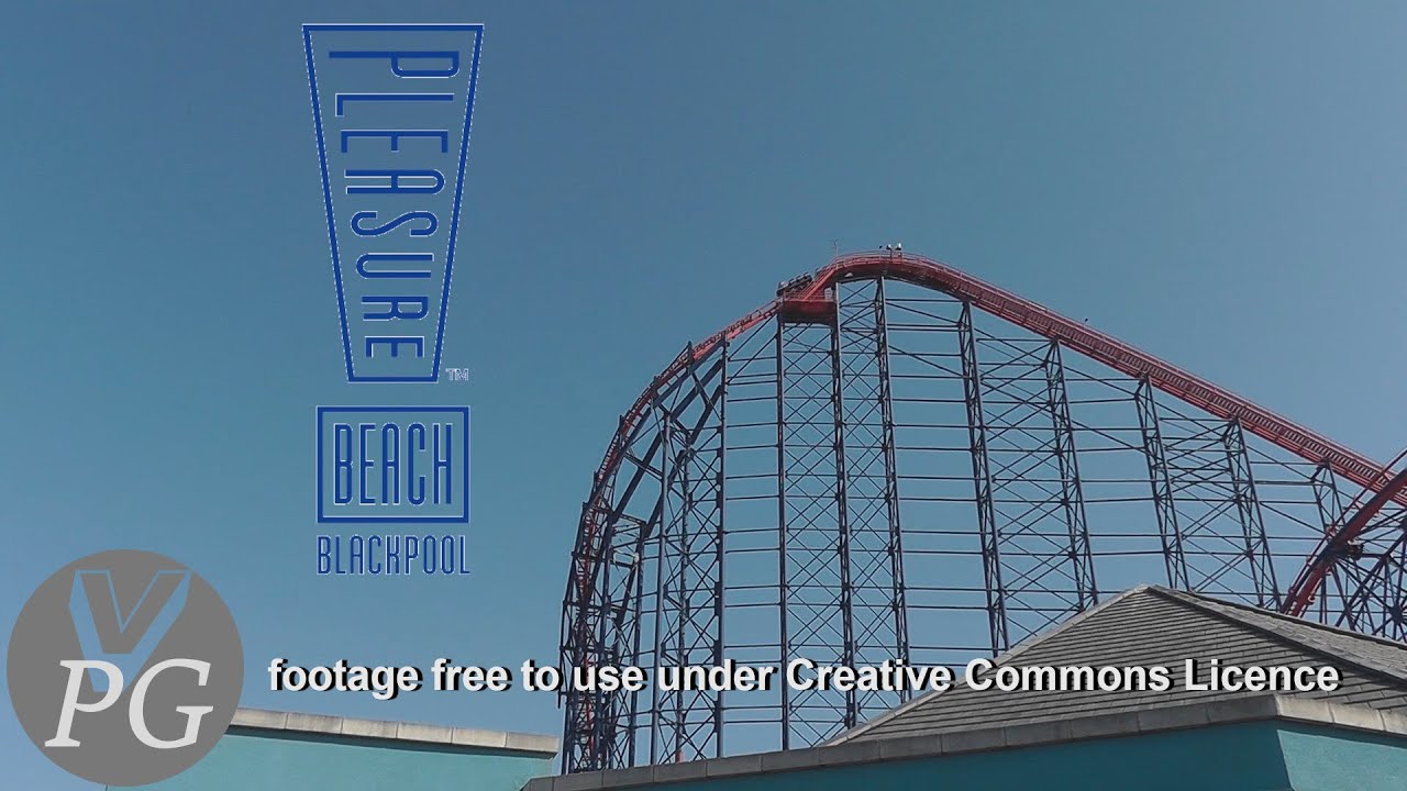 Pleasure Beach Blackpool - Footage from 2012 (Creative Commons Source Mentioned) Free to Use
