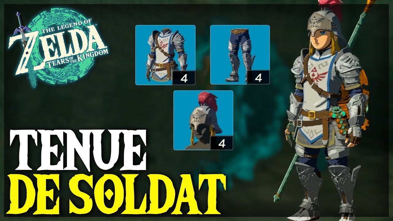 Comment Débloquer la TENUE de SOLDAT dans Zelda Tears of The Kingdom - TUTO ZELDA TOTK