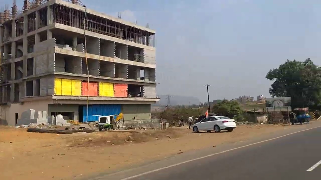 Nashik in 4k  road view 