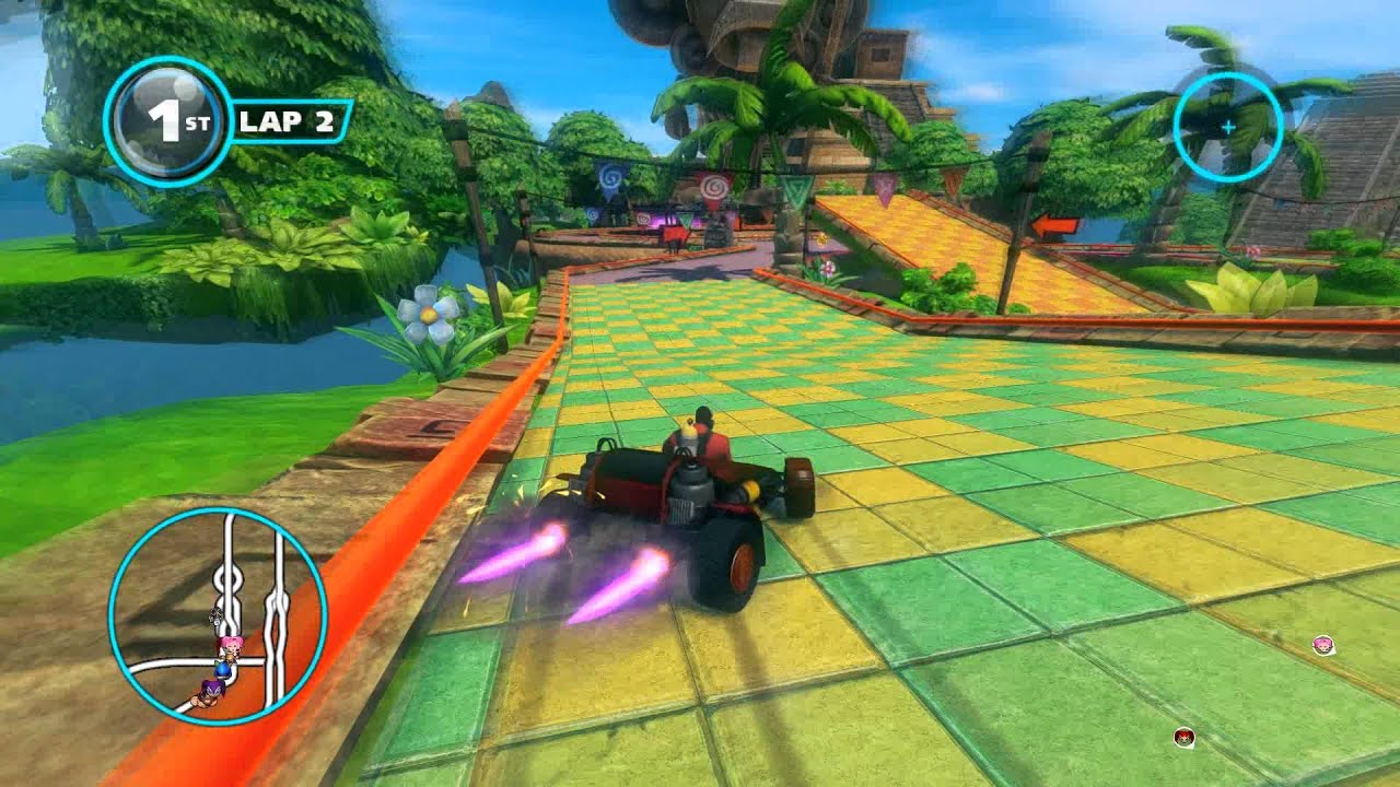 Sonic & All-Stars Racing Transformed: Temple Trouble - Team Fortress
