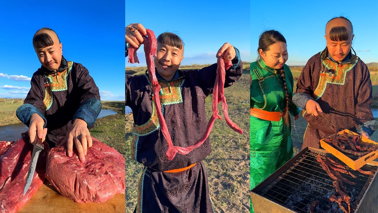 Fresh beef, make delicious beef jerky, isn't that great?#food#delicious