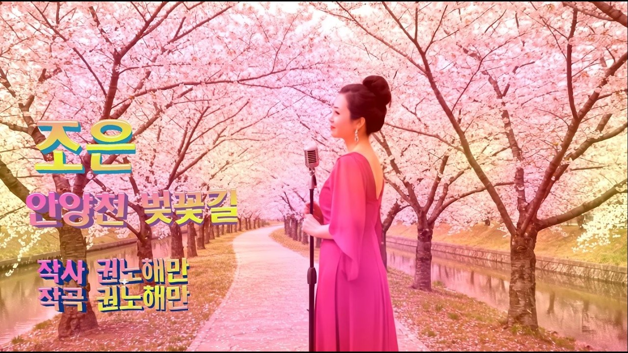 조은 - 안양천 벚꽃길 MV #가수조은 #광명여신 #조은신곡 [Prod.권노해만]