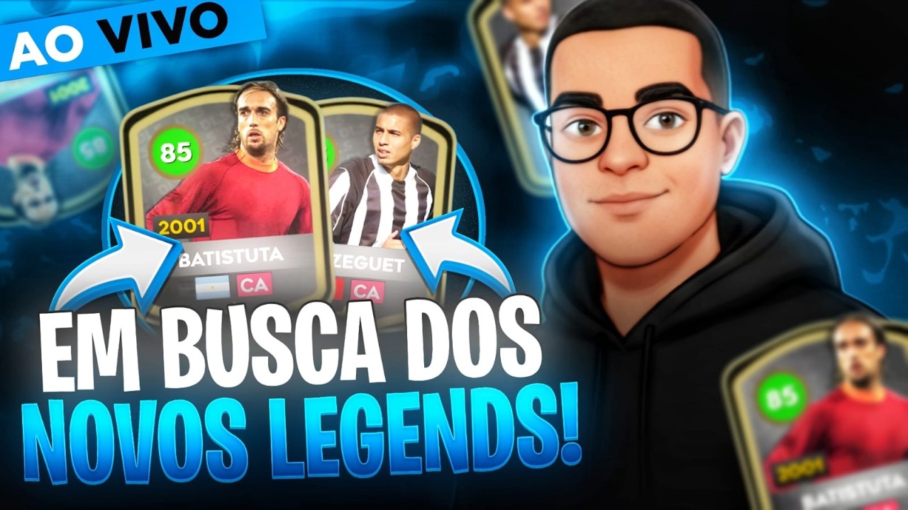🔥EM BUSCA DOS NOVOS LEGENDS NO DREAM LEAGUE SOCCER 2026 🔥AO VIVO🔥