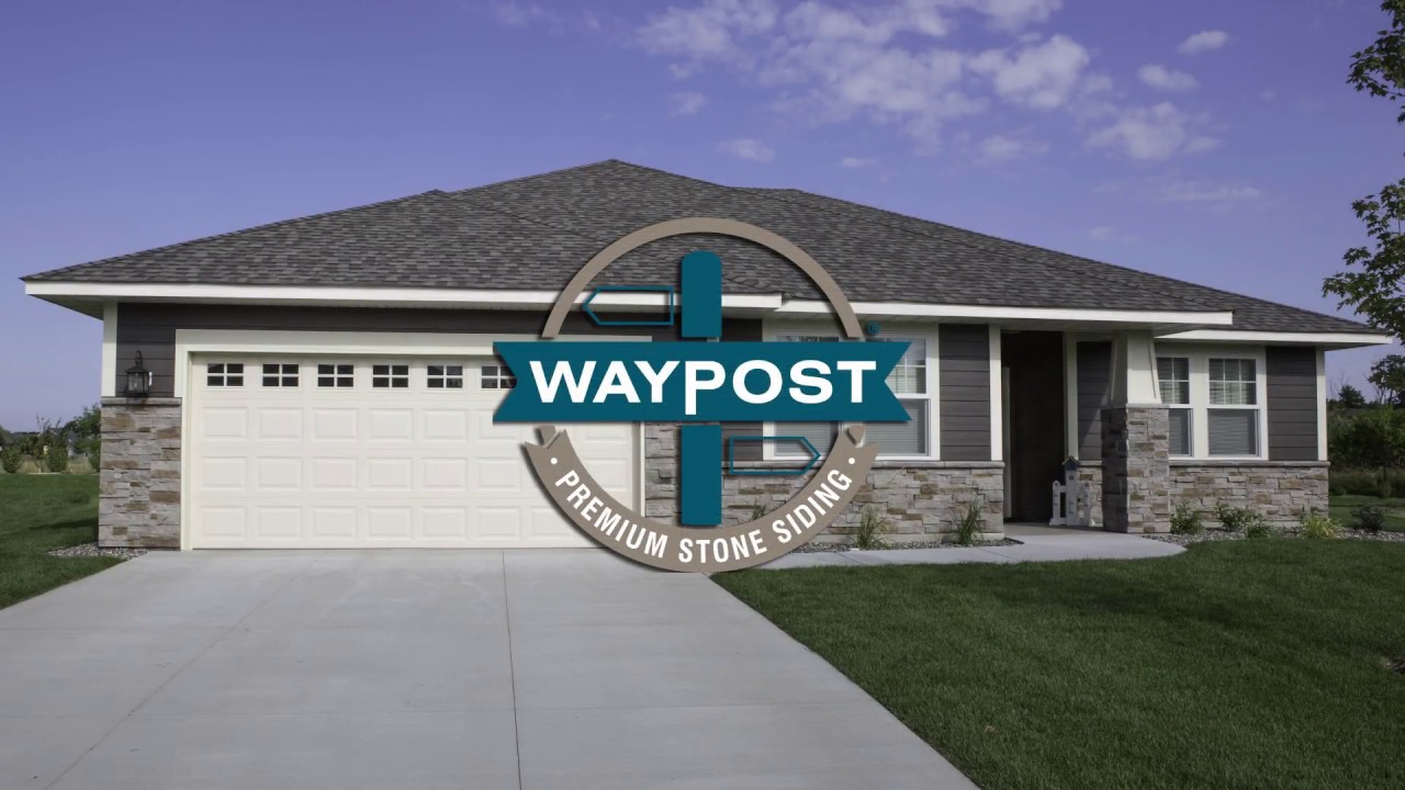 Waypost Install Stone Installation
