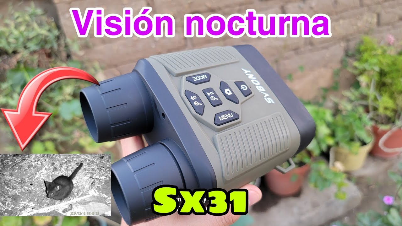 Quede sorprendido 😱 Binoculares de vision nocturna | Svbony SX31 | Se ve incre&iacute;ble #unboxing #review