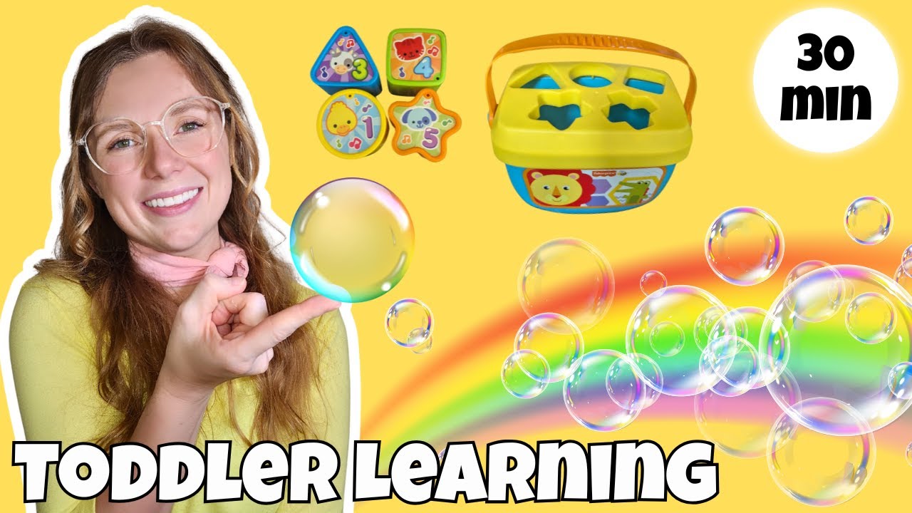 Toddler Learning with Ms Kate - Learn Colors, Numbers, Animals, Shapes, First Words, Signs & Songs