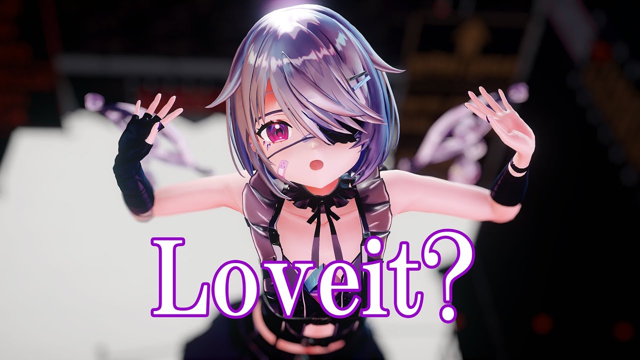 【hololive MMD／4K／60FPS】Koseki Bijou🗿厨二病衣装【Loveit？(cover)】#bijouwled #hololiveen #Advent #mmdホロライブ